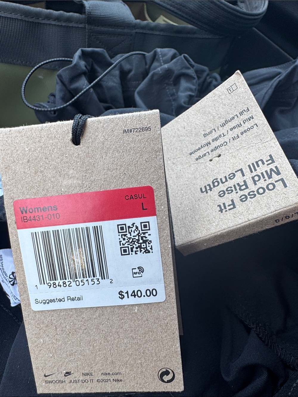 Nike ACG SUMMIT SMITH SKIRT NWT LARGE BLACK - Picture 8 of 8